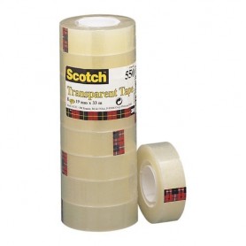 Nastro adesivo Scotch trasparente 19x33 singolo rotolo