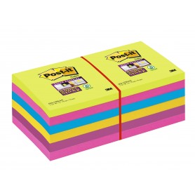 Foglietti Post-it Super Sticky, colori ULTRA