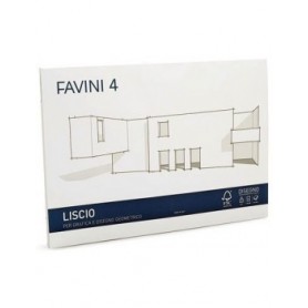 FOGLI "FAVINI 4": CARTANGOLI LISCIO NEUTRO  D4 24X33 cm - 20 Fogli - 220 gr