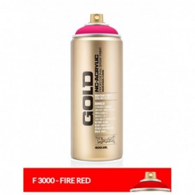 MONTANA GOLD FLUO 400ML F 3000 FIRE RED- disponibile solo in negozio, non si effettuano spedizioni
