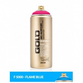 MONTANA GOLD FLUO 400ML F 5000 FLAME BLUE- disponibile solo in negozio, non si effettuano spedizioni