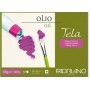 BLOCCO FABRIANO TELA OLIO colla 4 l 36x48