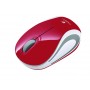MOUSE WIRELESS M187 ROSSO