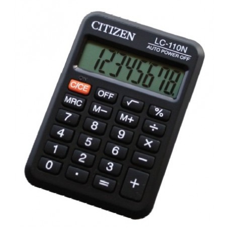 Calcolatrice tascabile LC-110N 58x87x12 8 cifre