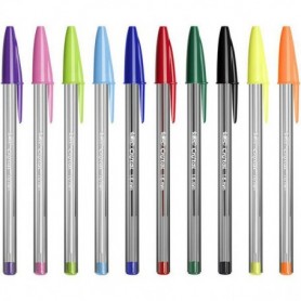 PENNE BIC CRYSTAL LARGE COLORATE