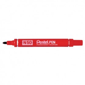 marcatore pentel pen ROSSO N50