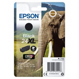Cartuccia Epson 24 XL -elefante- nero alta capacità