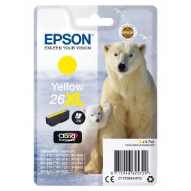 Cartuccia Epson 26 XL -Orso Polare- giallo alta capacità