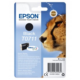 Cartuccia Epson T0711 ghepardo BK 7,4ML INKJET
