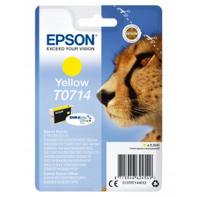 Cartuccia Epson T0714 -ghepardo- giallo