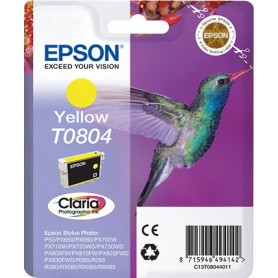 Cartuccia Epson T0804 -colibrì- giallo