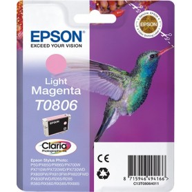 Cartuccia Epson T0806 -colibrì- magenta CHIARO