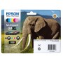 multipack Epson 24 XL elefante 6 cartucce alta capacità