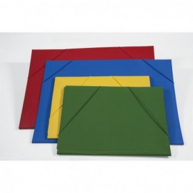 cartella porta disegni semplice 35x50 giallo 35x50cm con elastico