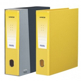 registratore unico legale con custodia dorso 8 23x33 giallo