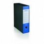 registratore nero& commerciale dorso 8cm 23x29,7cm -  colore azzurro