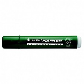 tratto marker punta scalpello verde