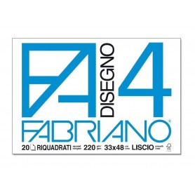 ALBUM FABRIANO4 -330X480MM- 220GR 20FG LISCIO SQUADRATO