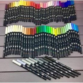 Tombow Abt Dual Brush Pen 126  colore LIGHT OLIVE