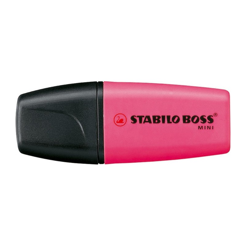 Evidenziatore - STABILO BOSS MINI - Pack da 3 - Giallo/Rosa/Blu