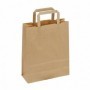 50 borse shopper kraft avana manici piatti 32+17x43