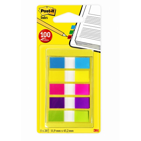 MINISET 100 POST-IT INDEX 683-5CBEU FORMATO MINI