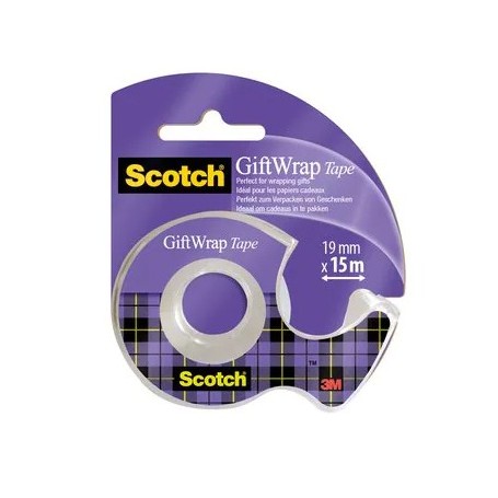 Chiocciola di nastro adesivo Scotch Giftwrap19mm x 15m