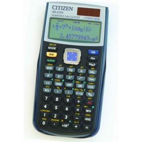 Calcolatrice scientifica SR270X, 251 funzioni, display naturale ad alta visibilità, 2 linee - con custodia