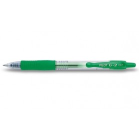 Penna a sfera Pilot G-2 verde - punta 0,7 mm - ricaricabile
