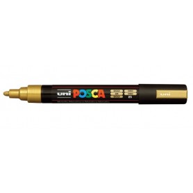 marker uni posca oro pc5m - punta media 1,8-2,5 mm