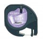 Nastro DYMO metal Letratag 12mmX4mt colore nero trasp