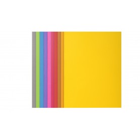 confezione 10 cartelle cartoncino colori rock 210gm2 24x32cm