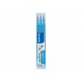 set 3 pz. refill frixion azzurro - punta 0,7mm