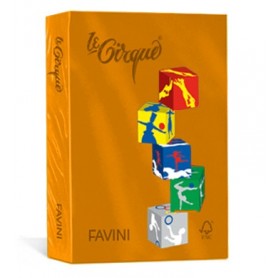 carta colorata le cirque arancio tropico - a4 21x29,7 cm - 500 fogli - 80 gr