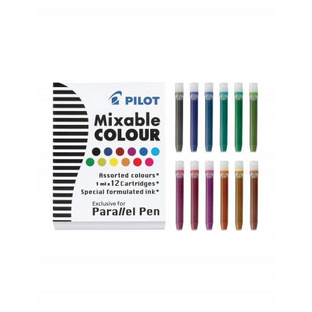 SET 12 cartucce ASSORTITE parallel pen