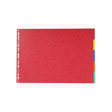 divisori neutri 5 tasti - cartoncino colorato a3