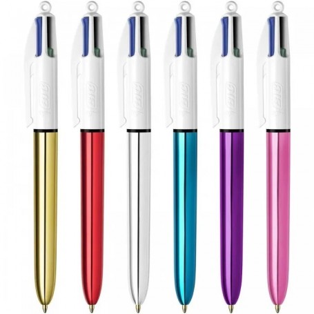 Penna a sfera BIC 4 colours SHINE.