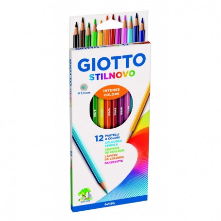 Pastelli Giotto STILNOVO Astuccio 12 PZ.