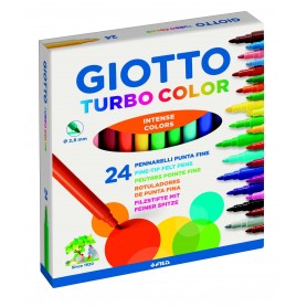 Pennarelli Giotto Turbo Color astuccio da 24 pz.
