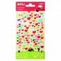 1 Foglio Stickers "Cuori Ass"