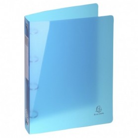 Raccoglitori ad anelli iderama ppl glossy assortite - 4 anelli - dorso 40 mm