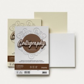 Calligraphy Canvas Bianco 01 21X29 7Cm 50 fogli 200Gr