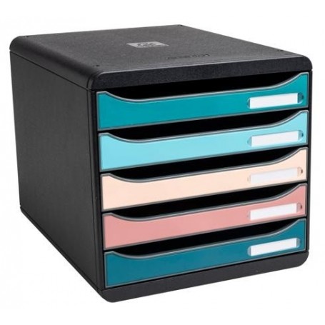 BIG BOX PLUS SKANDI - Cassettiera 5 cassetti - Dimensioni : Prof. 34,7 x Larg. 27,8 x Alt. 27,1 cm