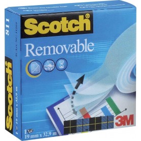 NASTRO ADESIVO SCOTCH MAGIC 811-1933 INVISIBILE RIMOVIBILE 19MMX33MT