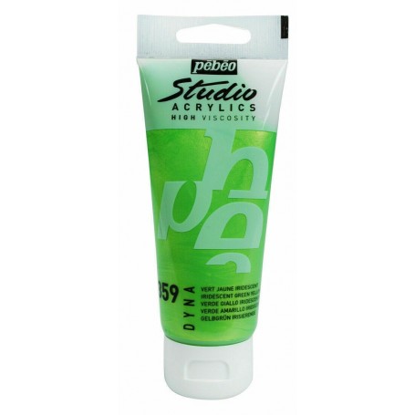 STUDIO ACRYLICS 100 ML VERDE GIALLO IRIDESCENTE