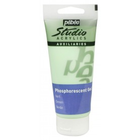 STUDIO ACRYLICS 100 ML FOSFORESCENTE VERDE