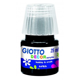 GIOTTO DECOR ACRYLIC 25 ML Nero