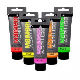 MAIMERI FLUO ACRILICO 75 ml Arancio fluorescente