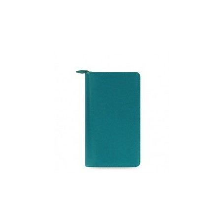 FILOFAX SAFFIANO ACQUAMARINA COMPACT ZIP