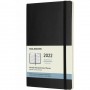 MOLESKINE AGENDA 12 MESI MENSILE LARGE COPERTINA MORBIDA NERO  2022